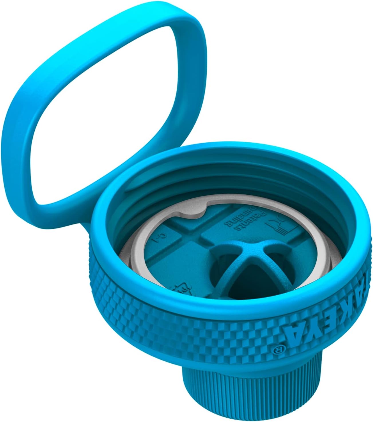 Takeya Tritan Sport Water Bottle with Spout Lid - BPA-Free & Dishwasher-Safe Water Bottle - Reusable Bottle with Lid Handle - Simple Leak-Proof Water Bottle - 40 oz, Championship Blue - Image 3