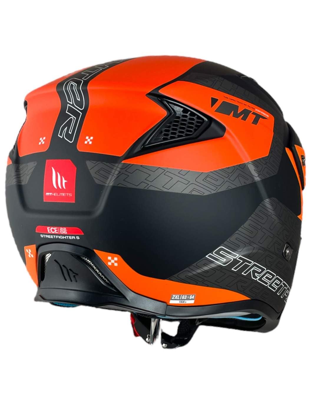 Casque Moto MT Helmets Streetfighter SV Convertible Taille L (59/60) - Noir Mat, Polycarbonate Léger, Visière Anti-buée - 13