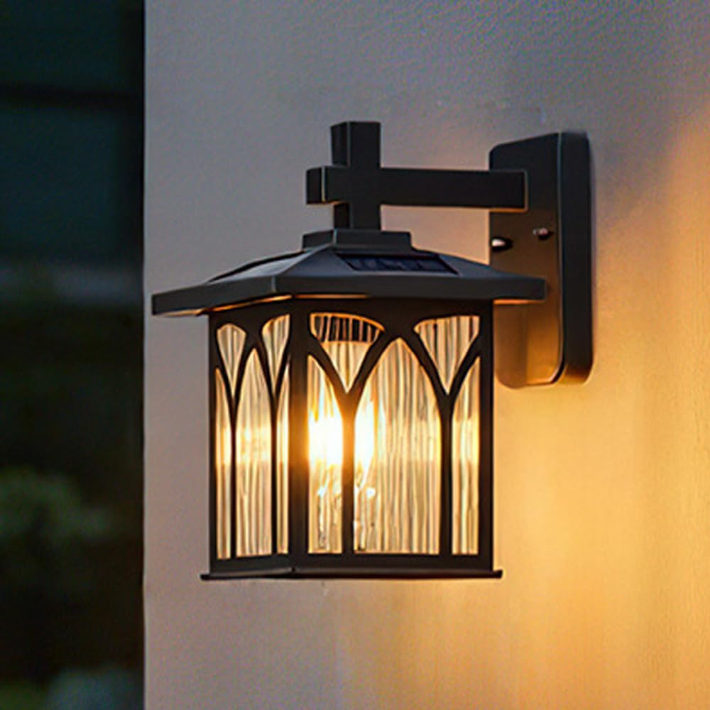 Aplique solar impermeable contra la lluvia para iluminar la puerta delantera