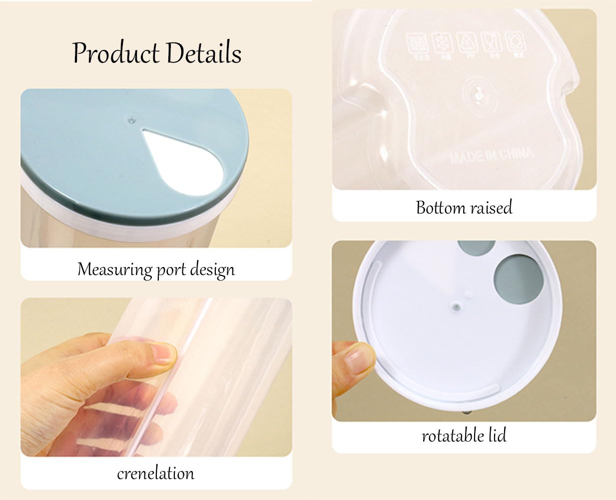 Contenitori Per Pasta 2.5L - 2 Pezzi Trasparenti Con Coperchio, Per Dispensa Ordinata - Foto 14