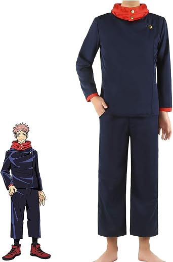 CR ROLECOS Anime Geto Suguru Cosplay Outfit School Uniform Halloween Costume