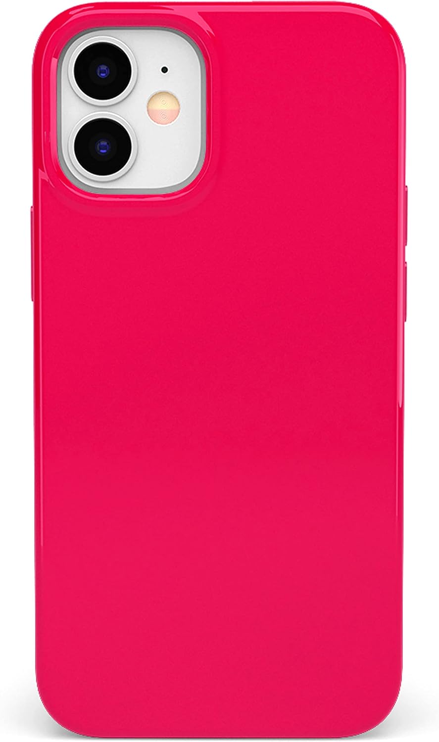 Casely iPhone 11 Case | Think Pink | Solid Neon Pink Case