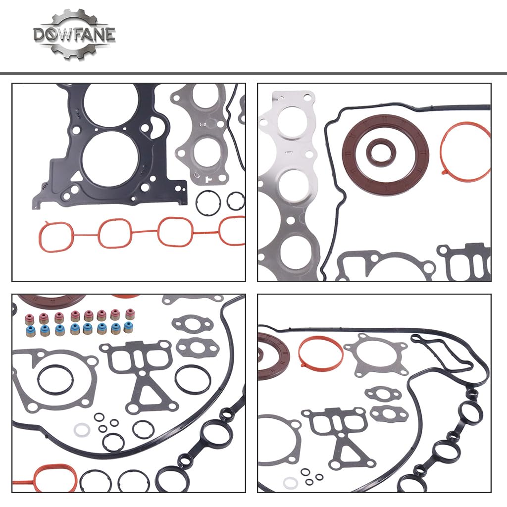 Engine Overhaul Head Gasket Set G4FJ 1.6T Compatible with Hyundai Elantra/Sonata/Tucson Kia Forte/Optima/Soul 2015-2021 1.6L 209102BU07 209102BU06