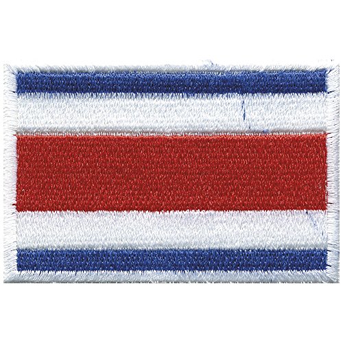 Preisvergleich Produktbild Aufnäher - Rechteck - 20460 - Gr. ca. - 80x50mm - Costa-Rica
