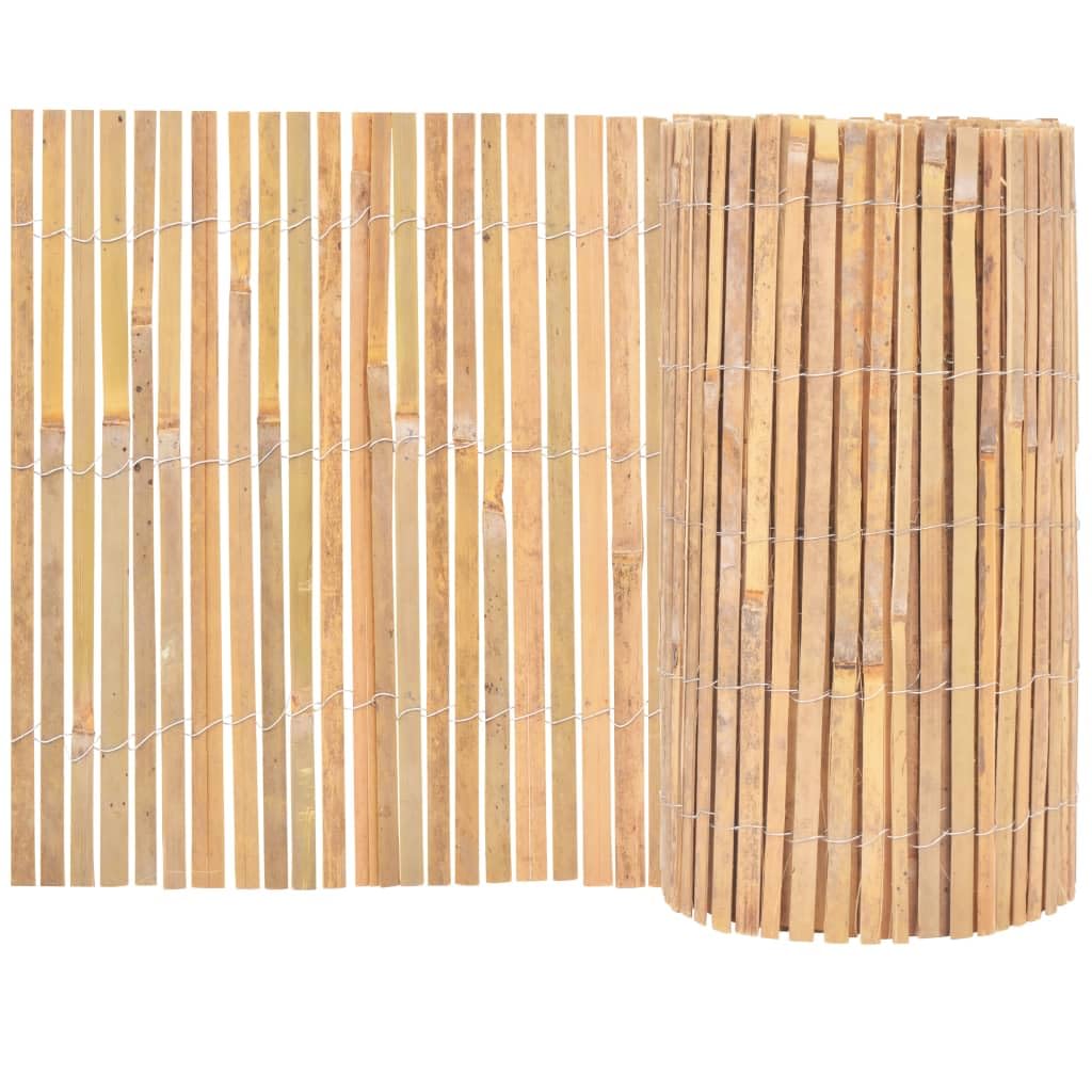 vidaXL Gartenzaun Bambus 1000x50cm Beetumrandung Beeteinfassung Rasenzaun :  Amazon.de: Garten