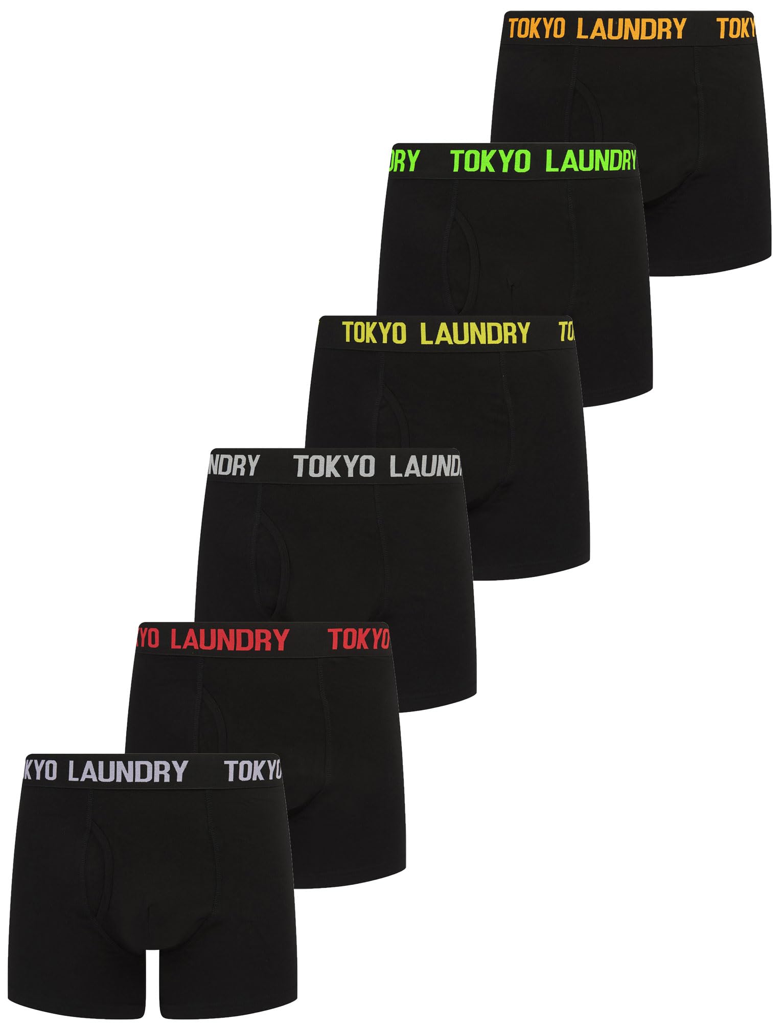 Tokyo Laundry Men's (6 Pack) Stretch Cotton Gift Box Boxer Shorts Set