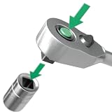 Grzechotka dwukierunkowa z przelaczn.dzwign.QR 1/4", 22 zeby, 117mm STAHLWILLE