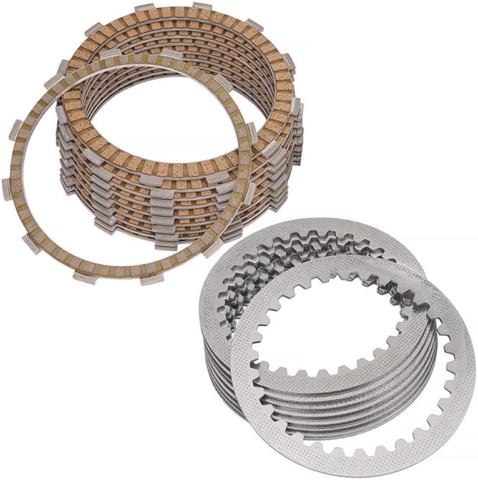 Motorcycle Clutch Friction Disc Plate Kit 21451-24F10-000 Compatible With Automotive Motorcycle Parts GSX1300R DL 1000 GSX 1300 R For Part Number 21451-24F10-000