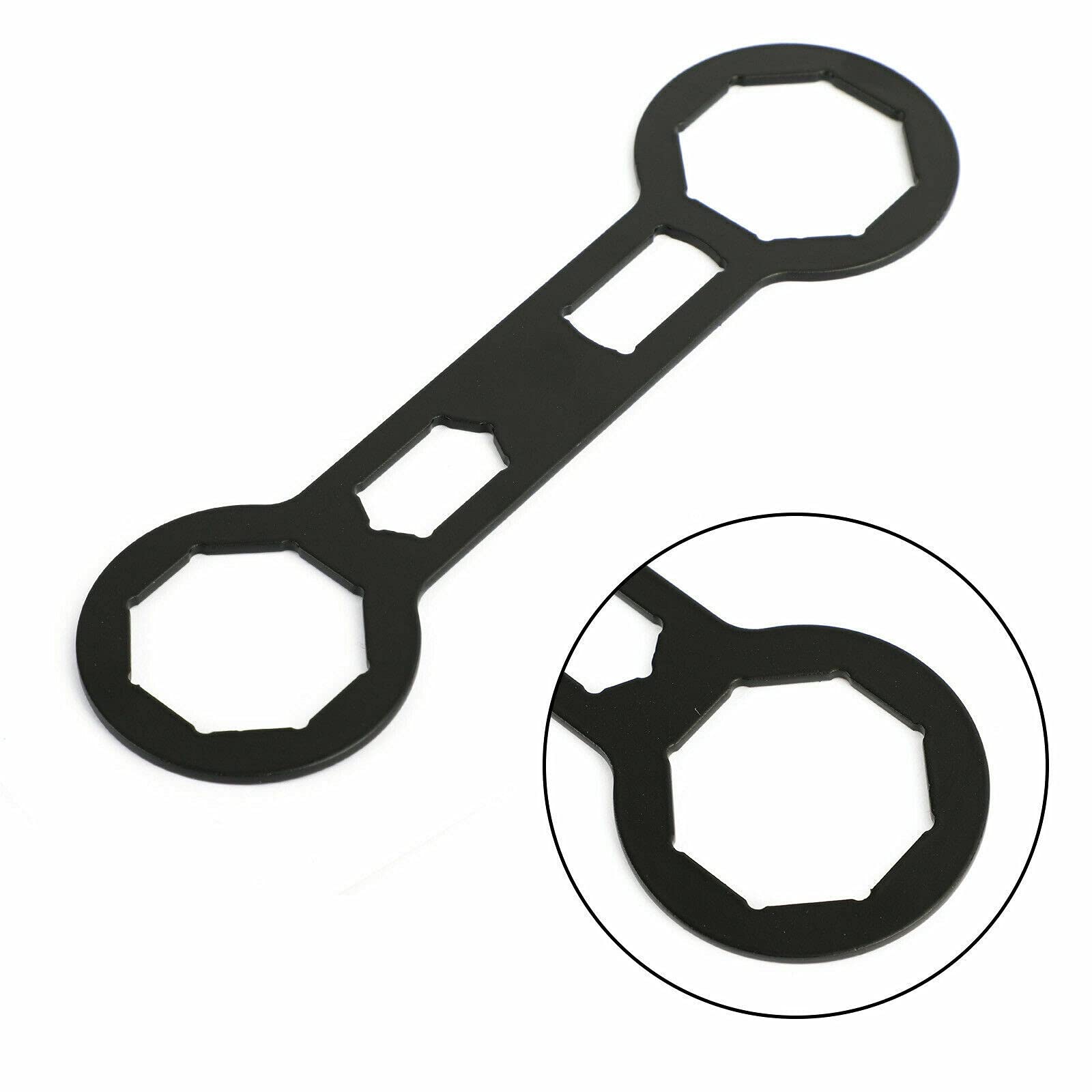 Herramienta de Llave de Tapa de Horquilla de 46/50 Mm para Motocicleta, Llave de ExtraccióN del Amortiguador Delantero para