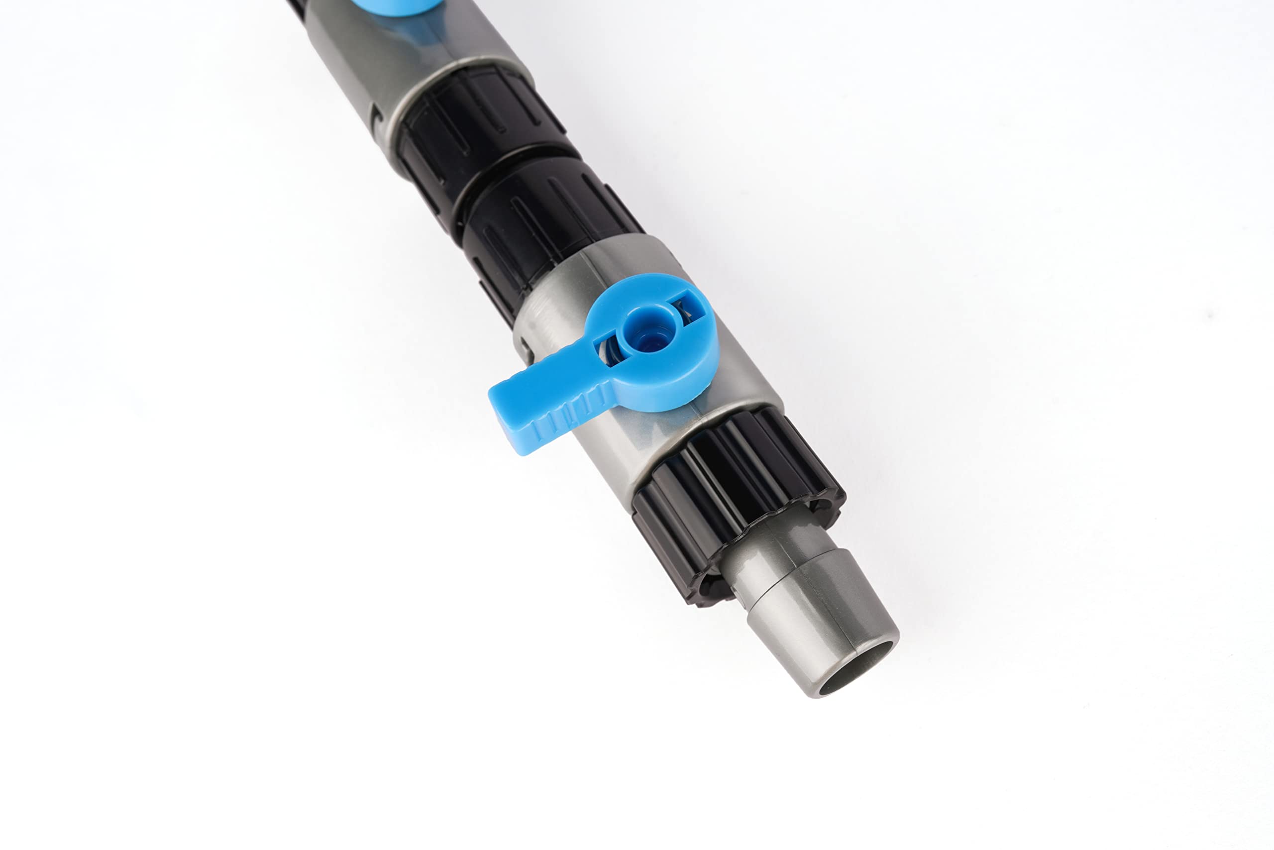 LANDEN Conector de doble pestaña para acuario, conector de manguera de filtro de recipiente, control de flujo de agua de pecera, válvula de liberación rápida, 16/16 x 2 piezas