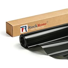 RockRose Window Security Film 5% VLT 99% UV Tinted Film,4 Mil Shatterproof Glass Window Protection for Home and Office, UV Rejection and Glare Reduction 36 in x 10 FT