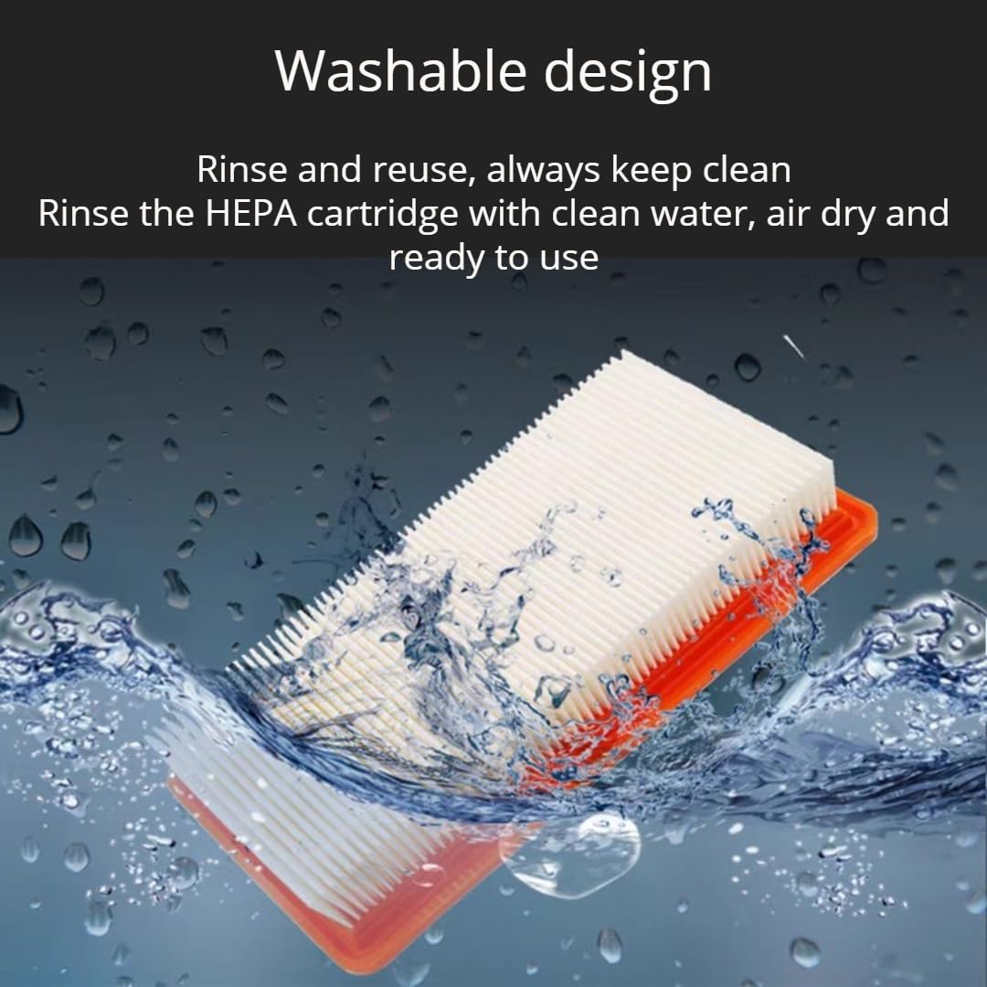 Élément filtrant pour aspirateurs, pièces de rechange plates pour filtres de nettoyeurs vapeur Kärcher DS5500, DS5600, DS5800 et DS6000 | Leroy Merlin