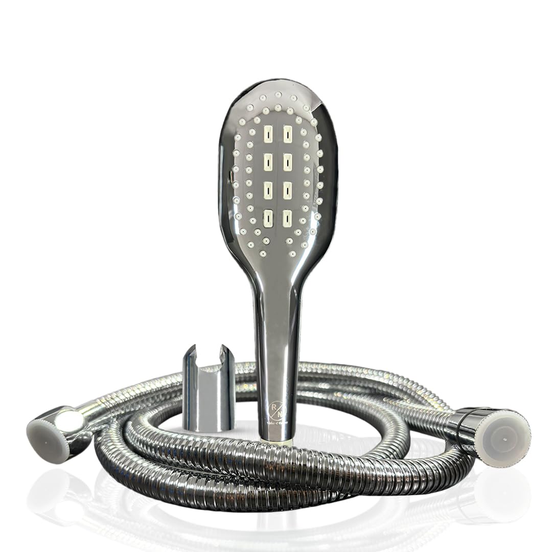 RN Hand Shower Set, Oval with 1.5 meter Shower Hose & Holder