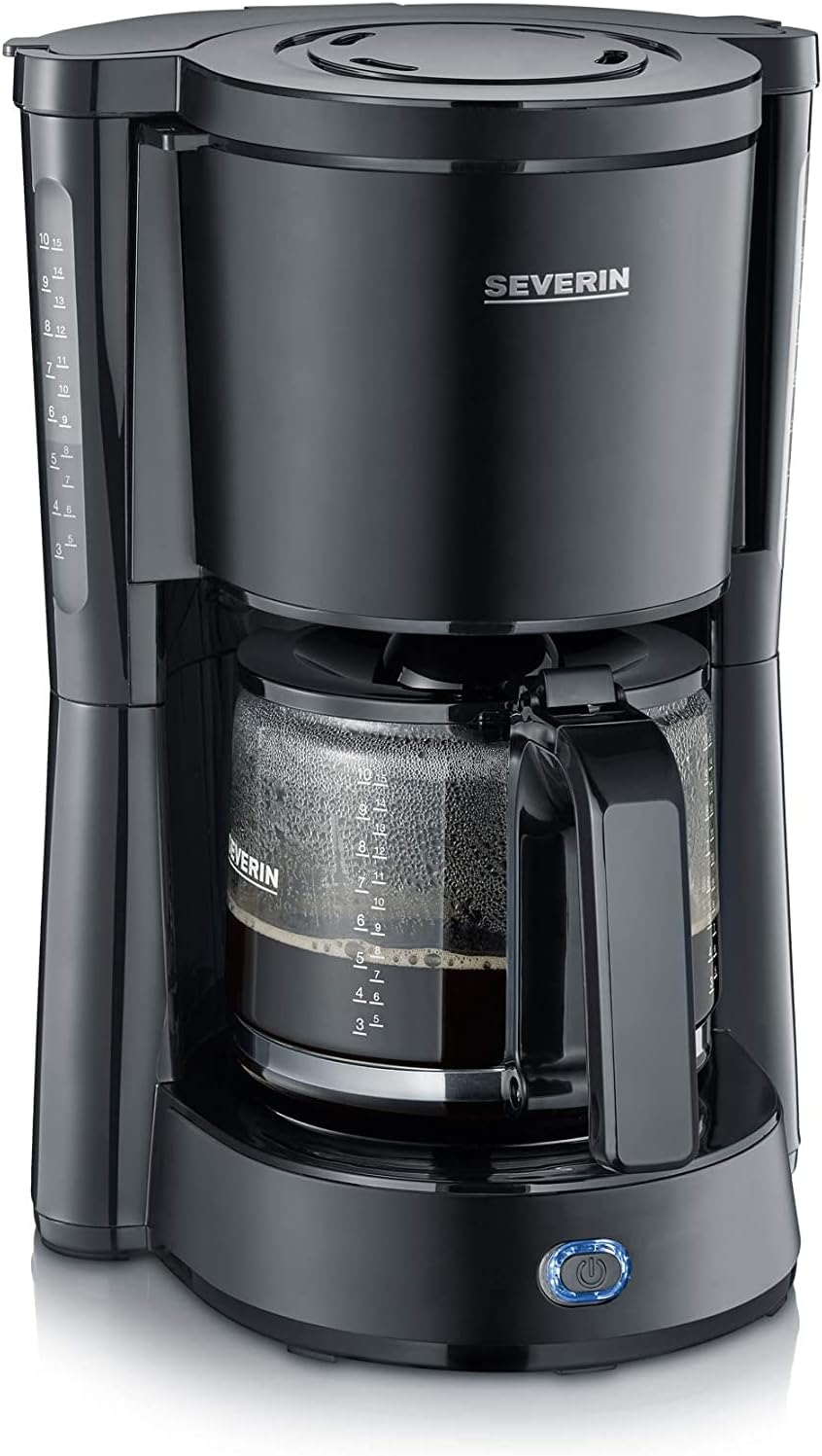 SEVERIN KA 9554 Caffettiera (1000 W, 1,25 L, filtro 1 x 4), nero SEVERIN KA 9554 Caffettiera (1000 W, 1,25 L, filtro 1 x 4), nero