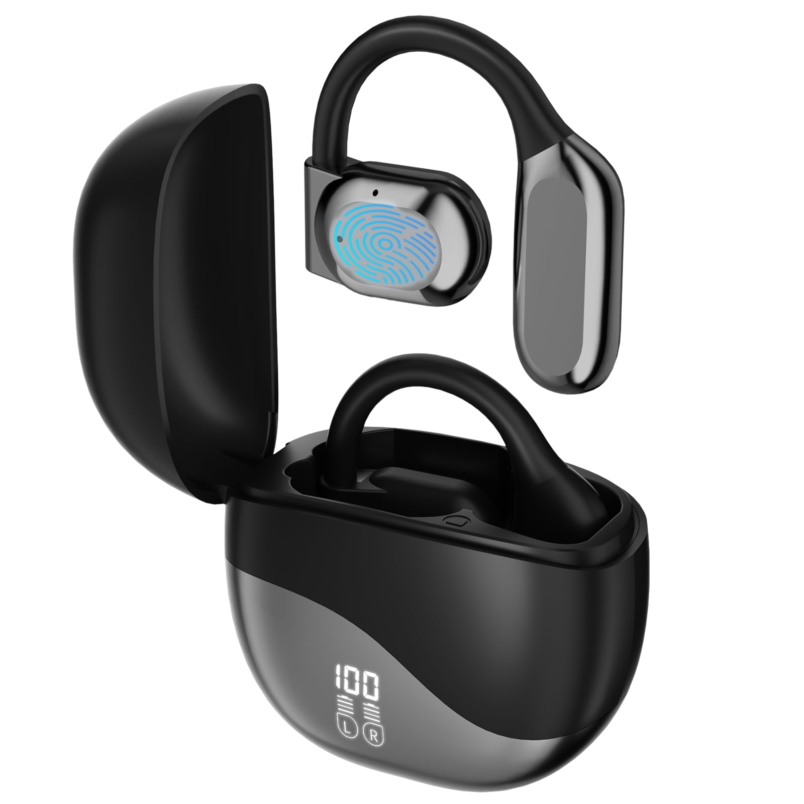 Language Translator Earbuds, AI Real Time Language Translator, Open Ear AI Translation Earbuds 144 Languages Translator Pods Travel Business Learning I - View #6