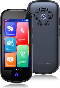SKARA Real Time Language Translator Device, Offline & WiFi Translator, 137 Languages Voice Translator with Photo Translation, Portable Instant Translator for Travel, Business & Learning