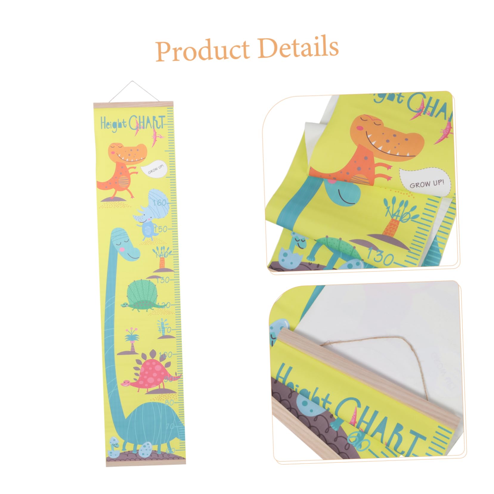RORPOIR Boys and Girls Growth Chart Height Measuring Ruler Wall Decor Nursery Art