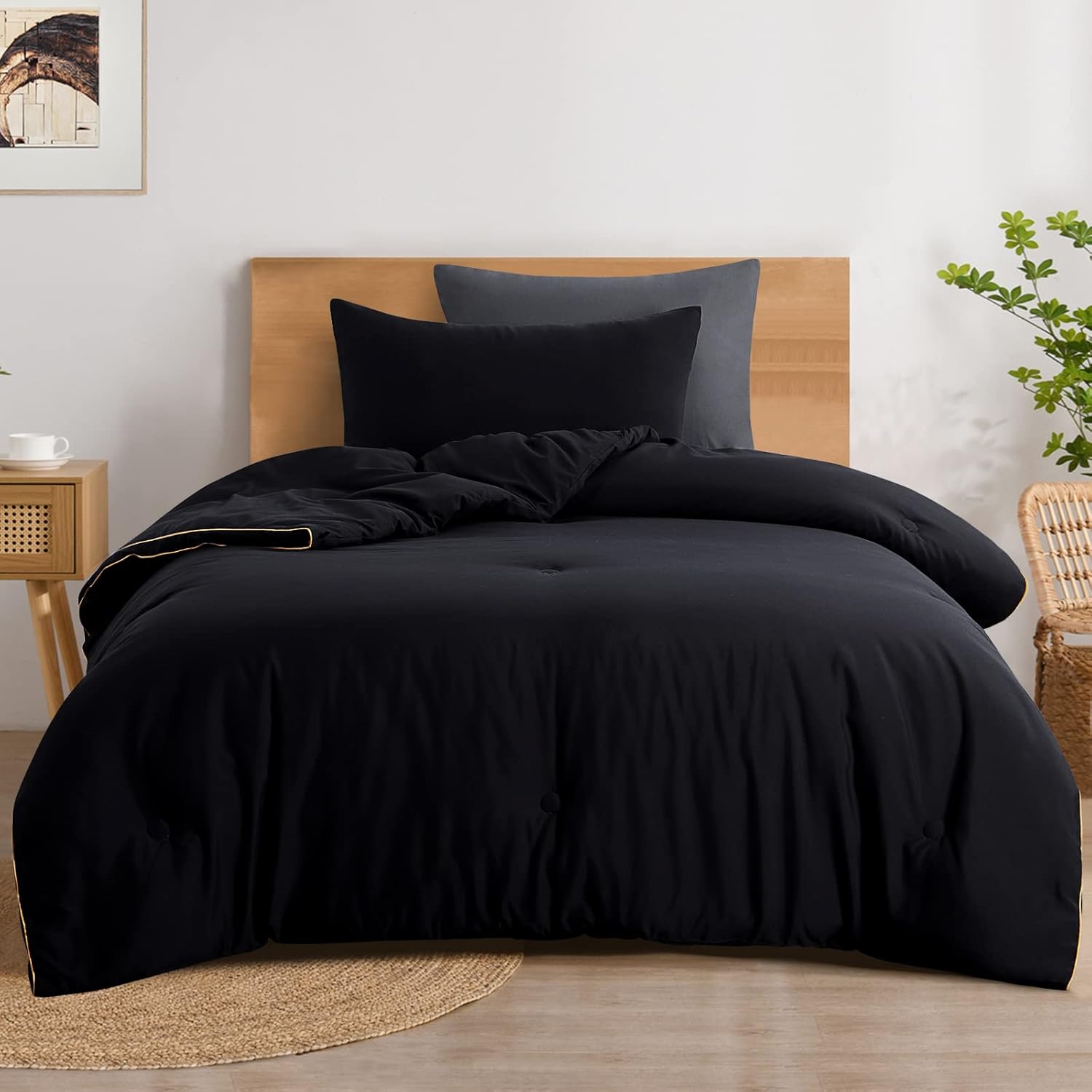 RUIKASI Fluffy Duvet Insert Twin XL Lightweight Cooling