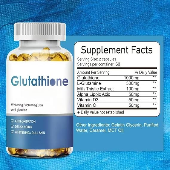 High-quality glutathione-antioxidant support-whitening and brightening skin-anti-glycation-delaying aging