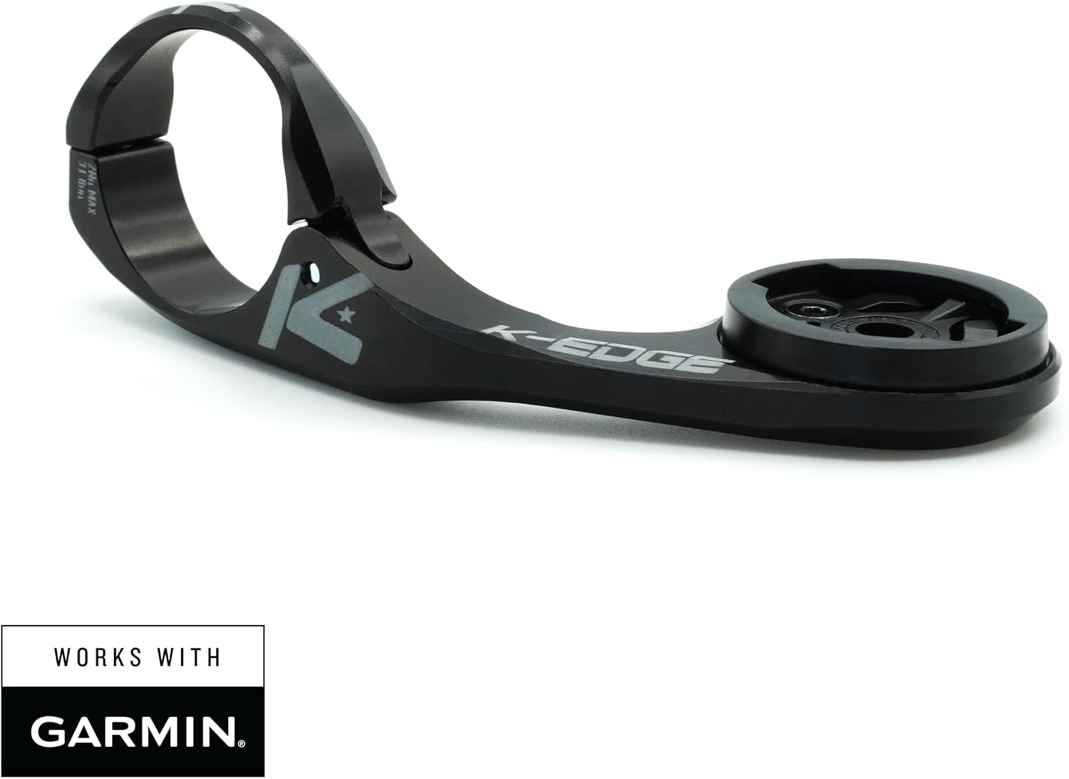 K-Edge | Max Bicycle Computer Mount | for Garmin GPS Devices | Black