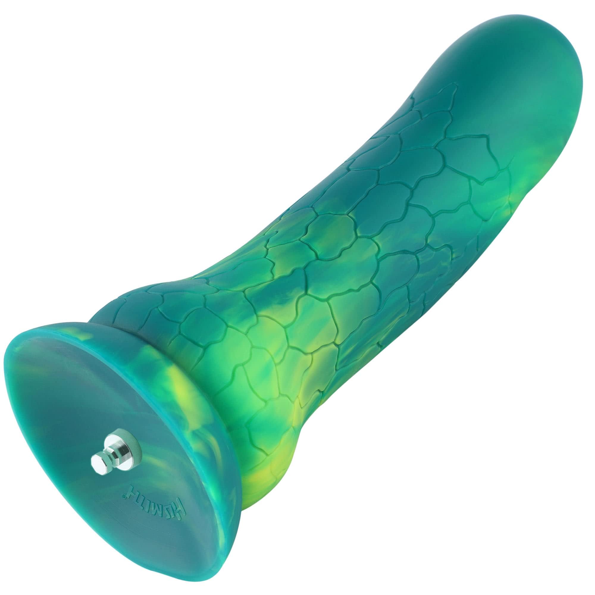 Hismith dildo donna 24 cm dildo ventosa per sex machine, dildo silicone con sistema KlicLok, dildo morbido sex toys per uomo e uomini