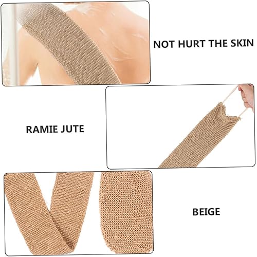 Miniatura 4 de Beavorty Esponja de limpieza de barra de baño Esponja corporal Esponja de baño para cuerpo Mango extra largo Cepillo de espalda de lufa Correa de