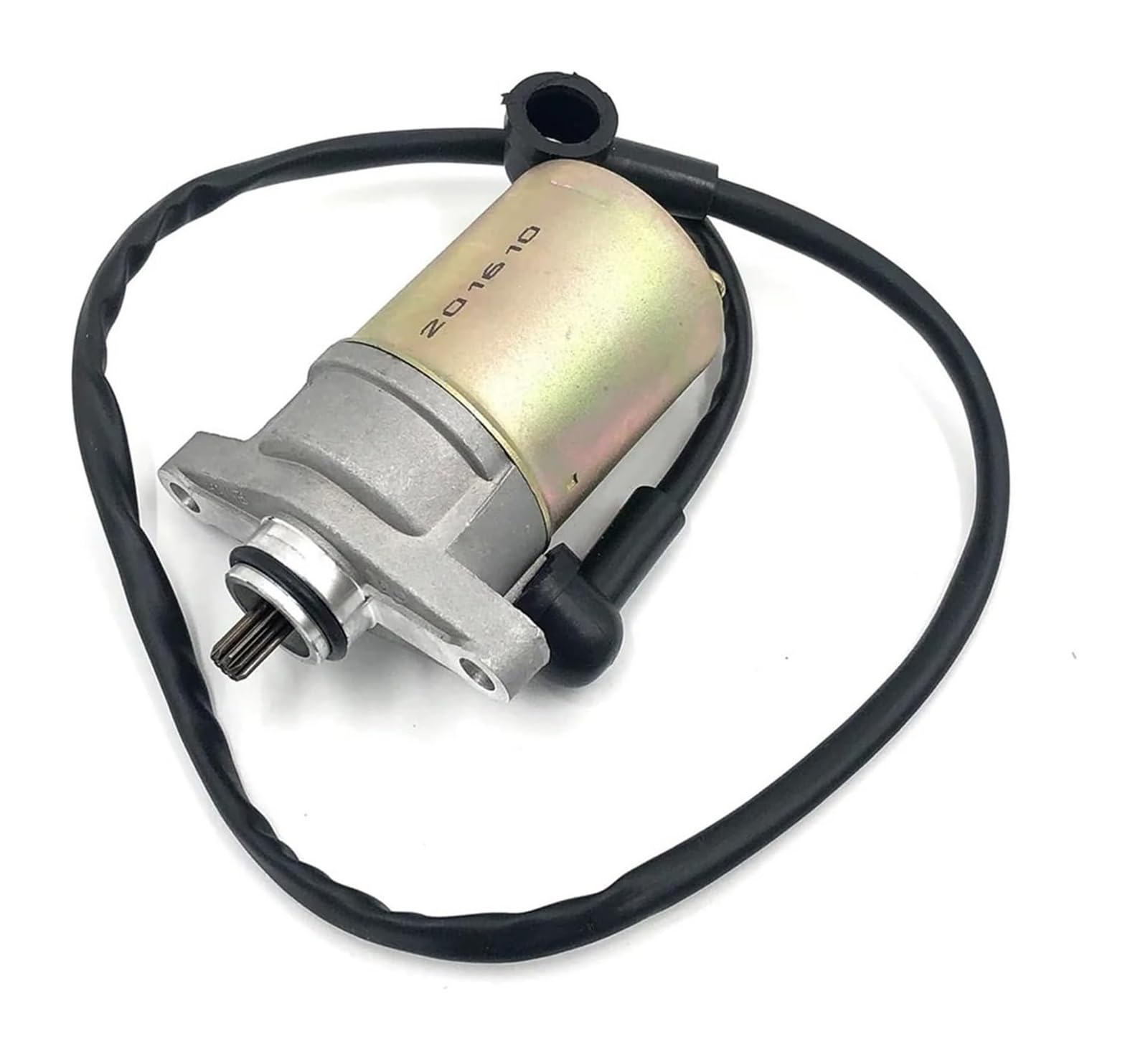 Motorino Di Avviamento Per Motocicletta Per GY6 47CC 49CC 50CC Moto Scooter Ciclomotore 12V 10 Denti Scanalati Motorino Avviamento Elettrico