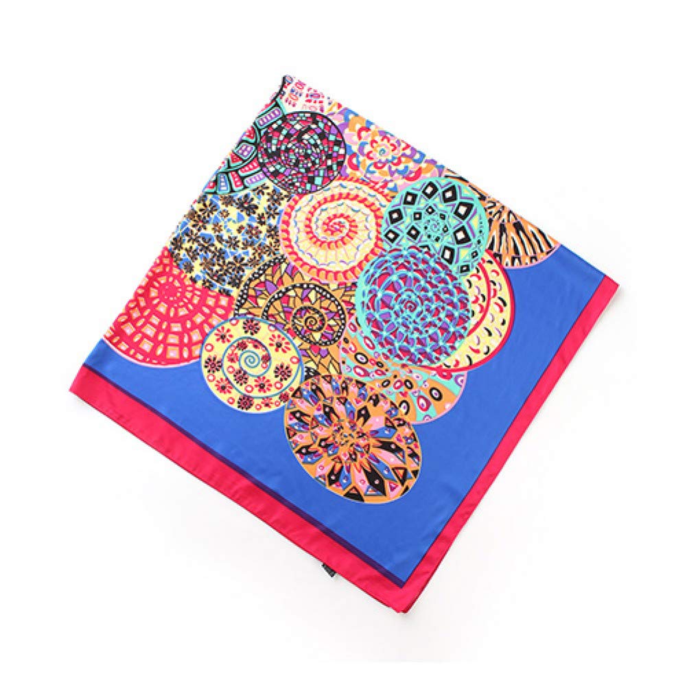 Twill foulard carré en soie pour éviter les cheveux cassants avec un bandana