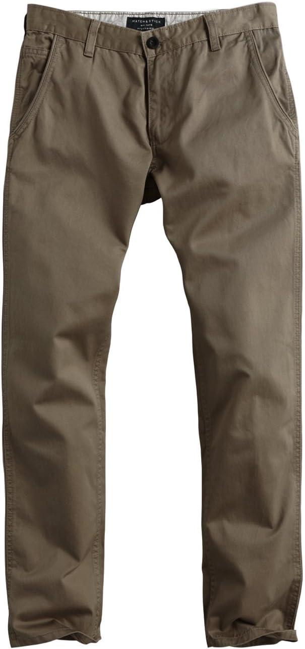Match Men's Athletic Fit Straight Leg Casual Pants #8036 30 8036 Light Khaki
