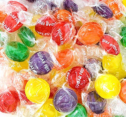 SweetGourmet Sugar Free Assorted Fruit Disks | Bulk Hard Candy | 2 Pounds - Thumbnail 5
