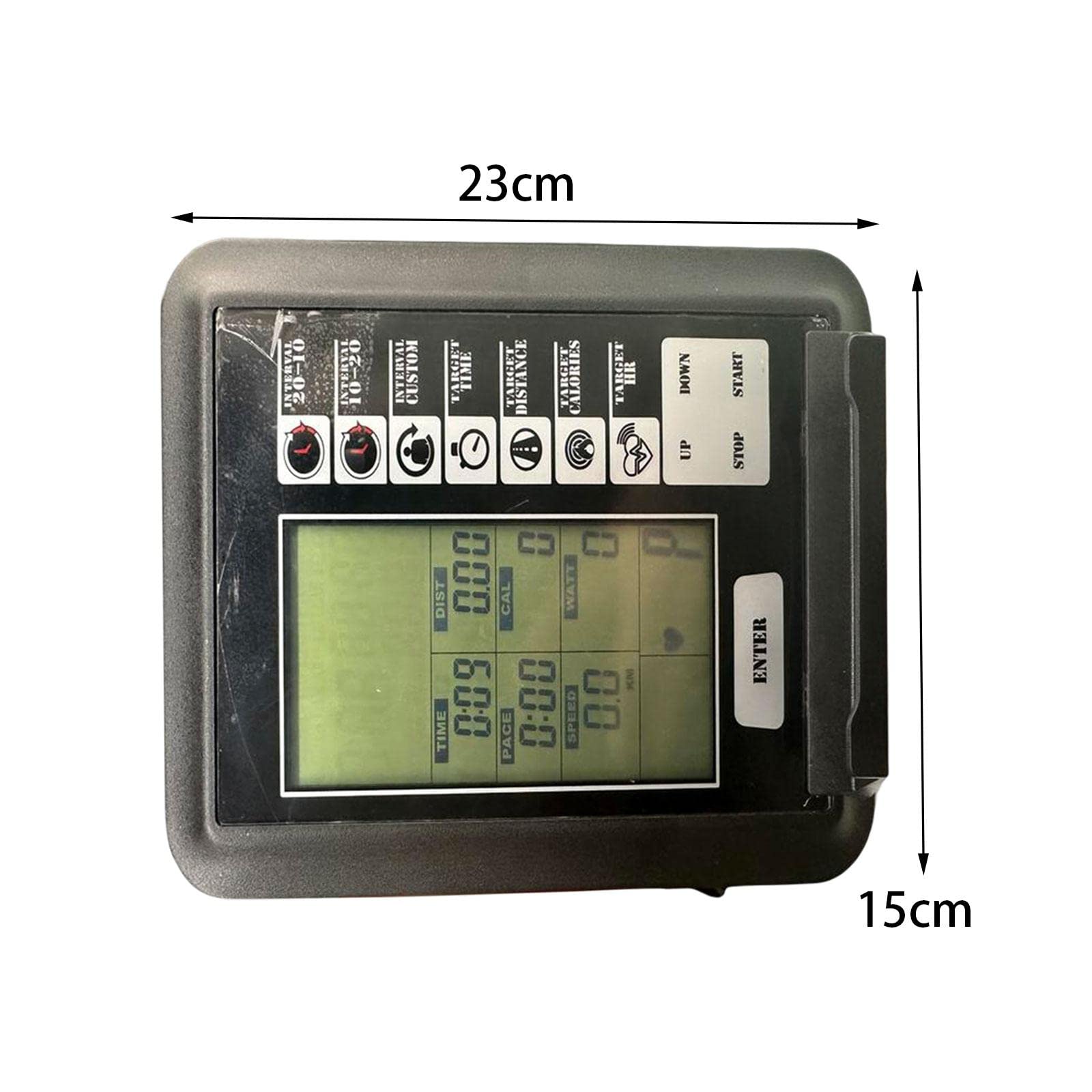 Speedometer for Bicycle with LCD Display Multi Function Bike Odometer Replacement Cycle Bike Computer for Exercise Bike Stationary Bike Sport Bikes