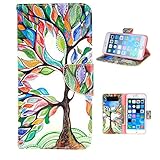 iPhone 6S Plus Case,iPhone 6S Plus Wallet Case, LW-Shop Fashion PU Flip Stand Credit Card ID Holders Wallet Leather Case Cover Folio Magnetic Design for iPhone 6 Plus / 6S Plus 5.5