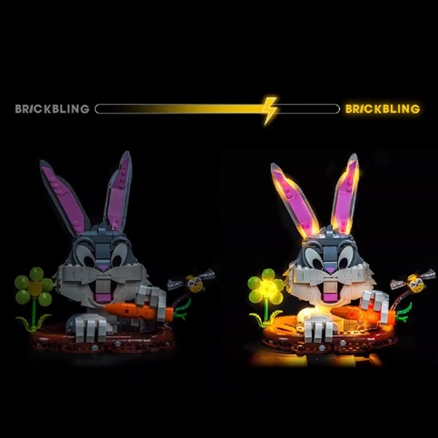 LED Lighting Kit Compatible with Lego 40920 Rabbit Carrot Series LED Light Set (Model Kit Not Included - Lighting Components Only)