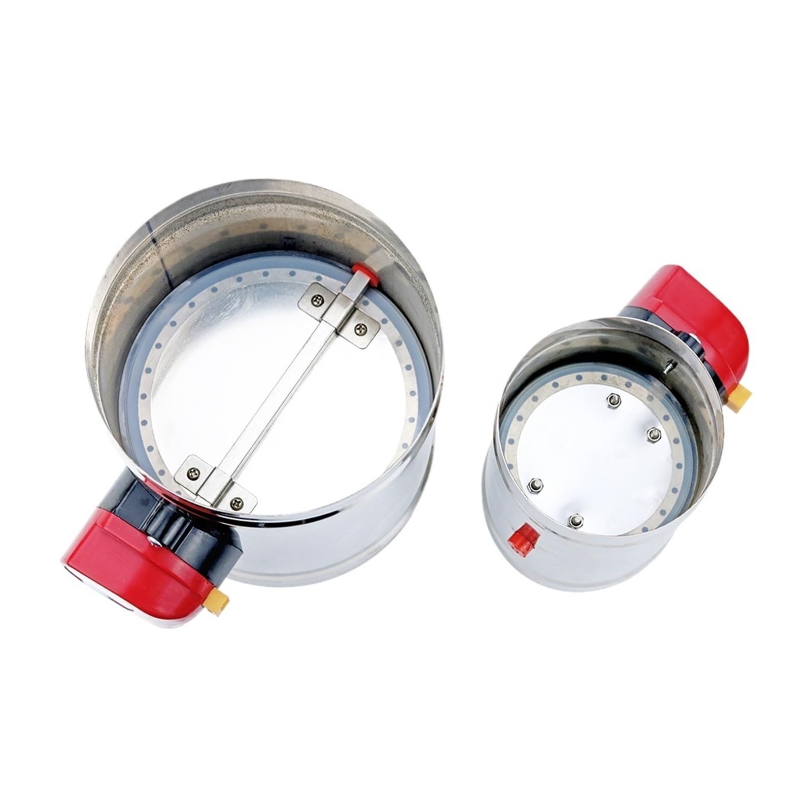 1 x 220 V/12 V/24 V ze stali nierdzewnej 201 Zmotoryzowany zawór elektromagnetyczny odpowietrzający 4/5/6/8", 63-250 mm (OD 125 mm, AC220V)