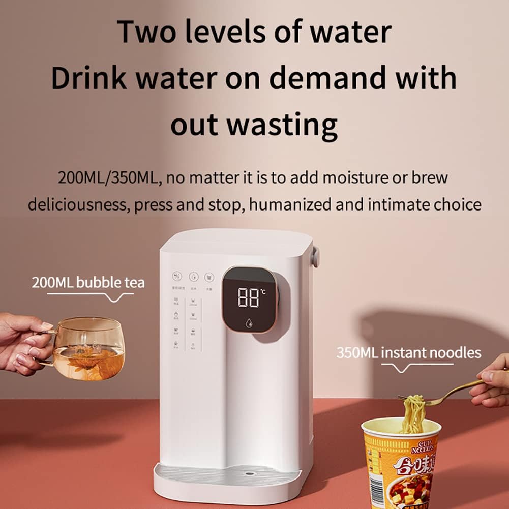 Distributore intelligente di acqua calda istantanea da 3 litri, bollitura rapida in 3 secondi, regolazione della temperatura a 5 velocità, serbatoio dell'acqua da 2000 W per ufficio in soggiorno