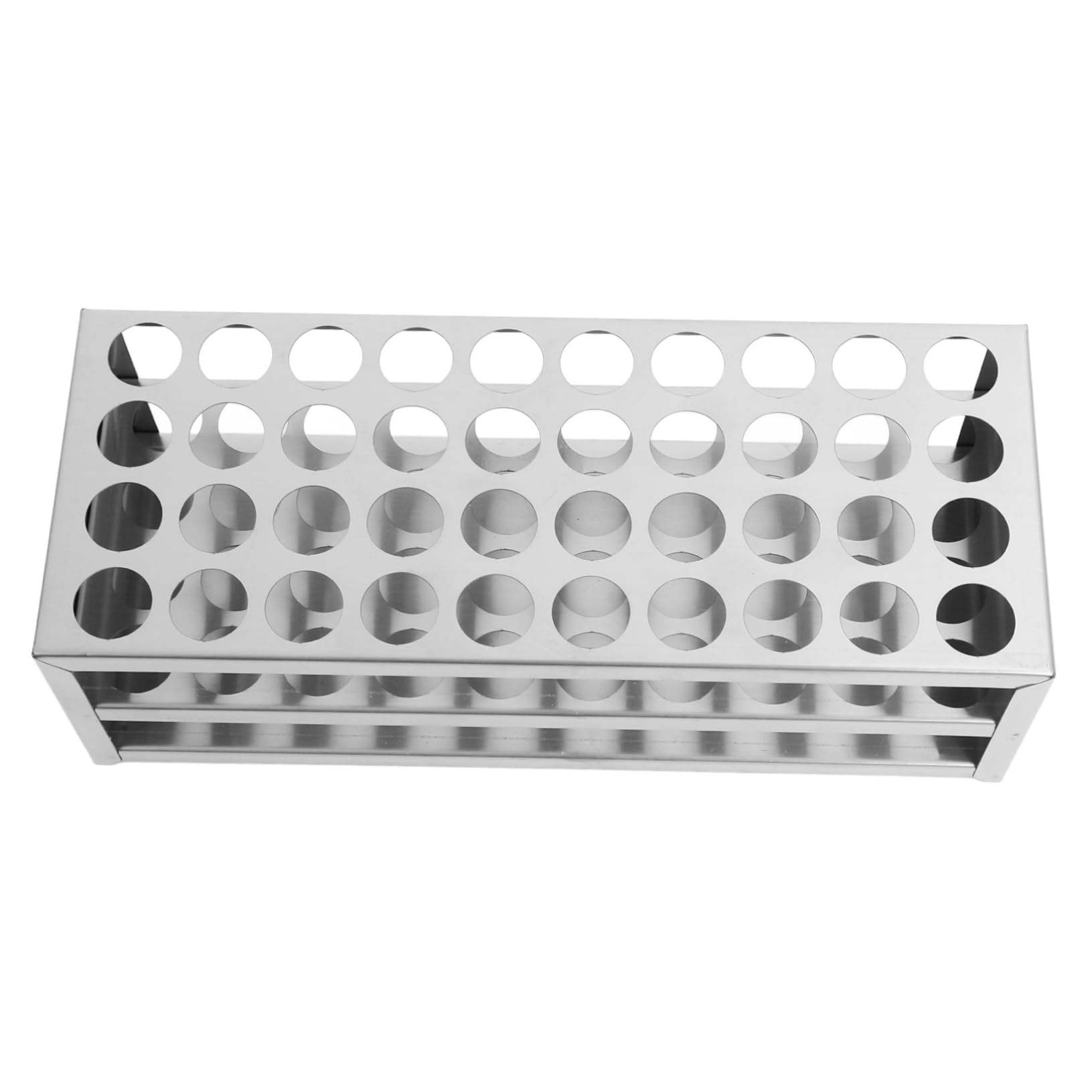 ULTECHNOVO 3piezas Soporte De Tubos De Ensayo De Inoxidable Rack De Laboratorio Resistente y Fácil De Limpiar Para Experimentos Laboratorio