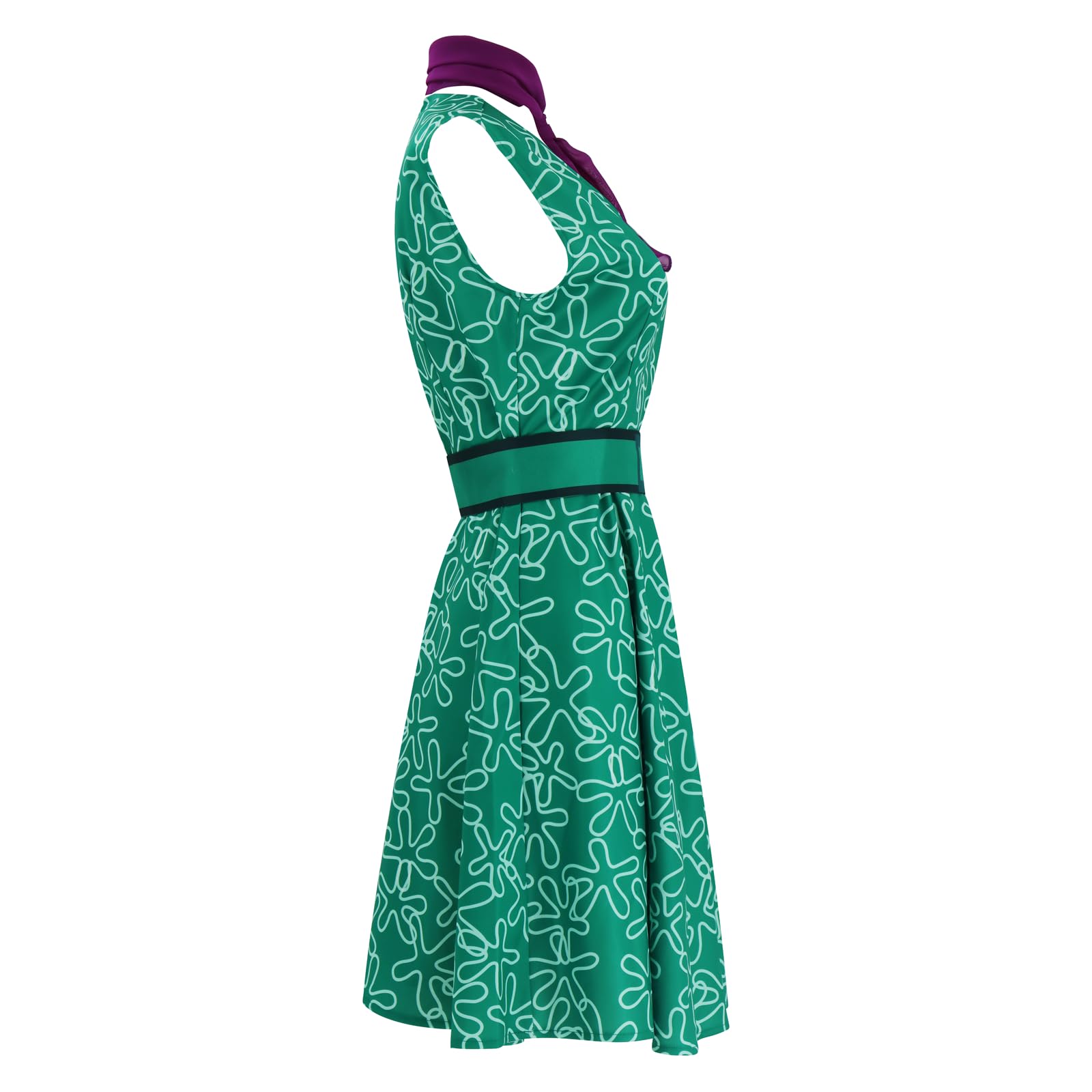 Snapklik.com : Joy Costume Dress Women Disgust Green Dress Emotions ...