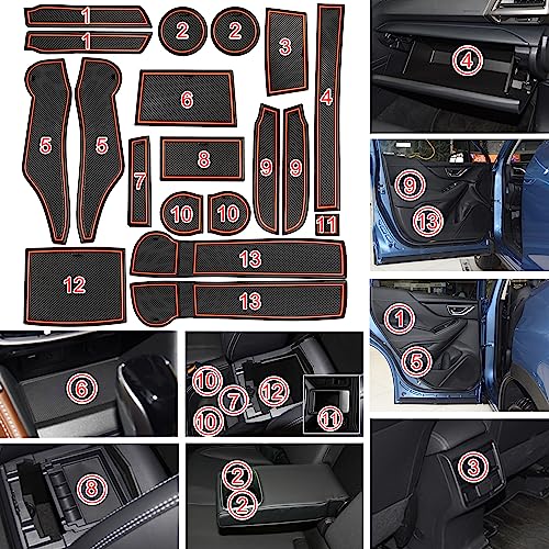 Portavasos para Subaru Forester 2019-2024 19 Piezas Naranja miniatura 6