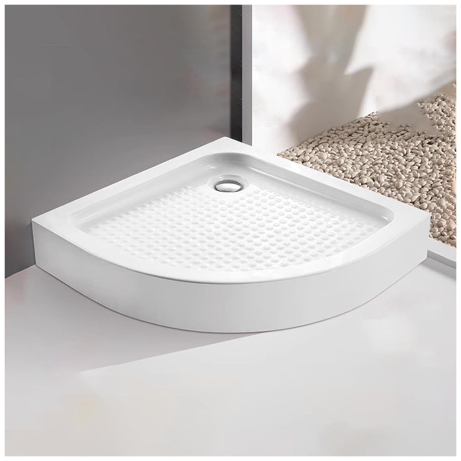 Couvercle amovible en acier inoxydable pour receveur de douche pratique