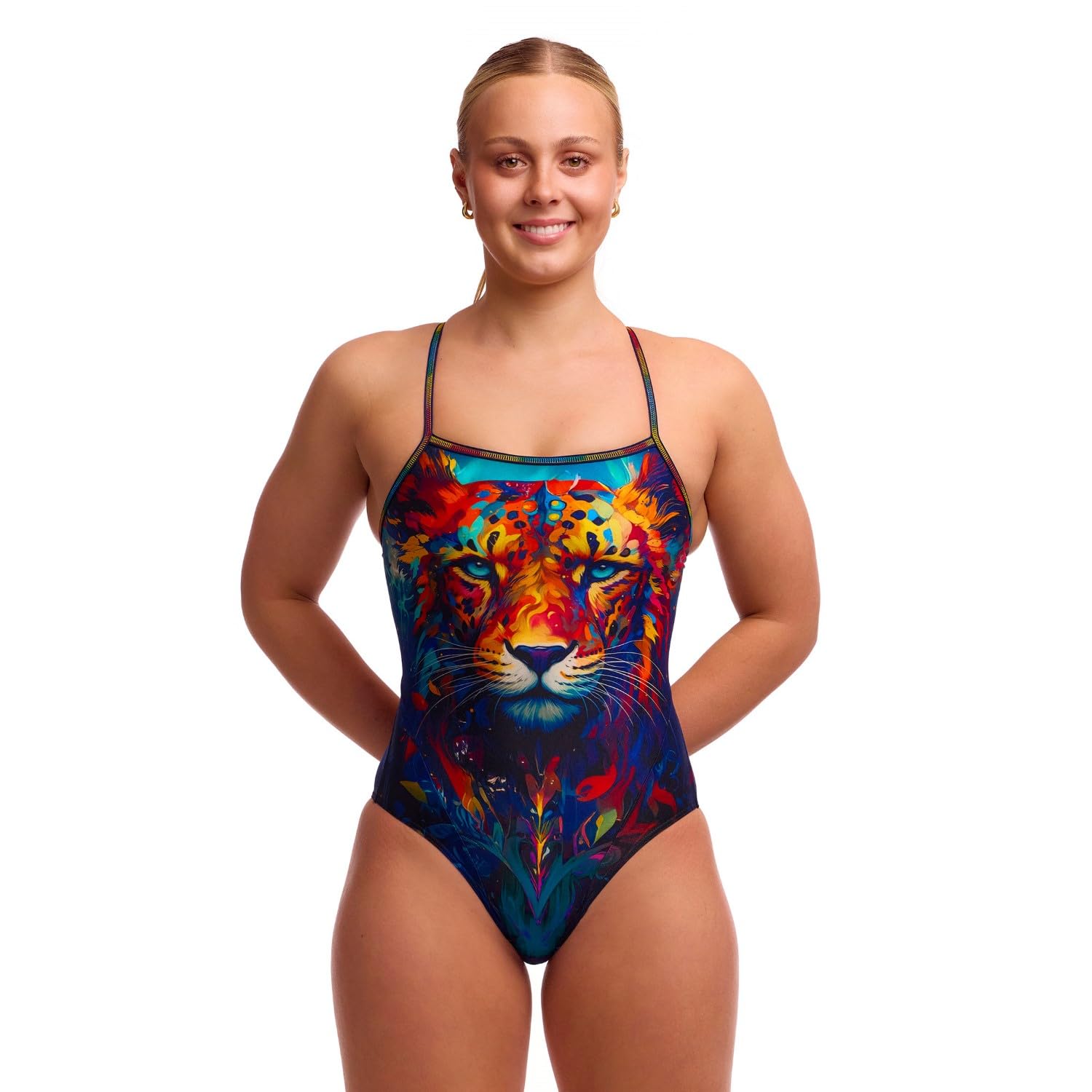 Funkita Badeanzug für Damen Meow Baby chlorbeständig und schnelltrocknend