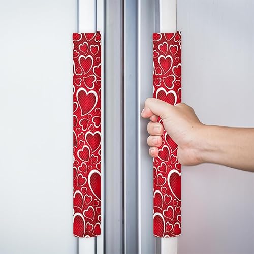 Vista 229 de Pardick Juego de 2 fundas para manija de puerta de refrigerador, huevo de madera de Pascua, lavable, para nevera, lavavajillas, Mocrowave, horno, z