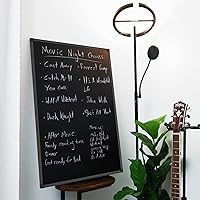 Vista 6 de Lockways Pizarra Magnética de Tiza 48 x 36 Pulgadas, Marco de Aluminio Pizarra Grande, Pizarra de Tiza Colgante Decoración de Pared para Menú