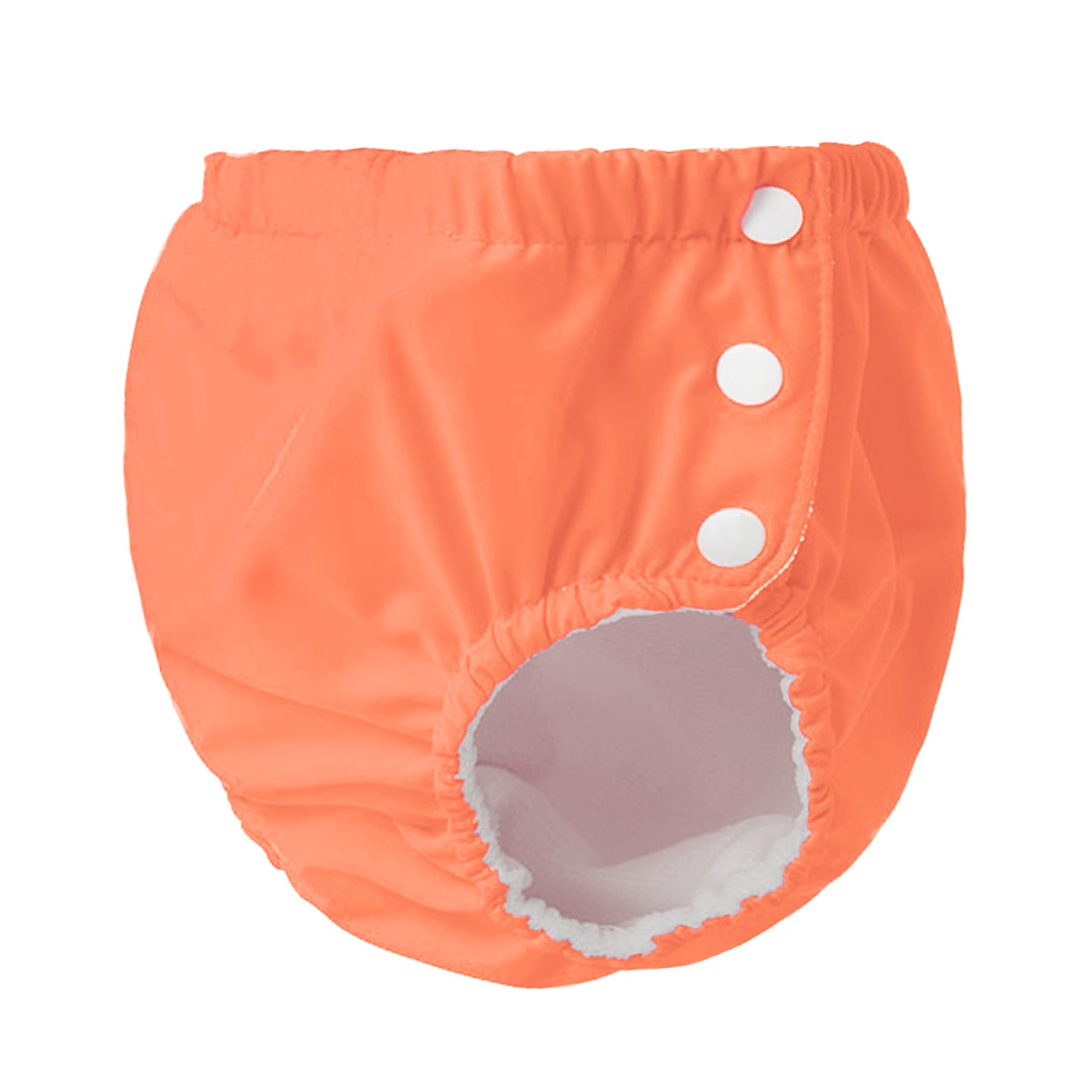 Pañal de natación para bebé, niño y niña, pañales de natación reutilizables, reutilizables, bañadores para niñas, 2 unidades, color naranja y rosa, 2-3 años