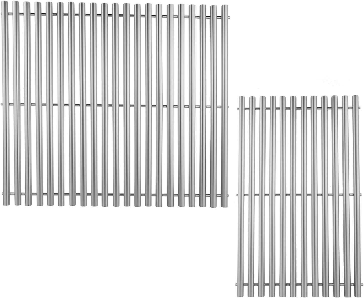 19.4" Grill Grates Replacement Parts for Traeger 34 and Pit Boss 1000XL 1100PRO Series Pellet Grills, Stainless Steel Cooking Grids