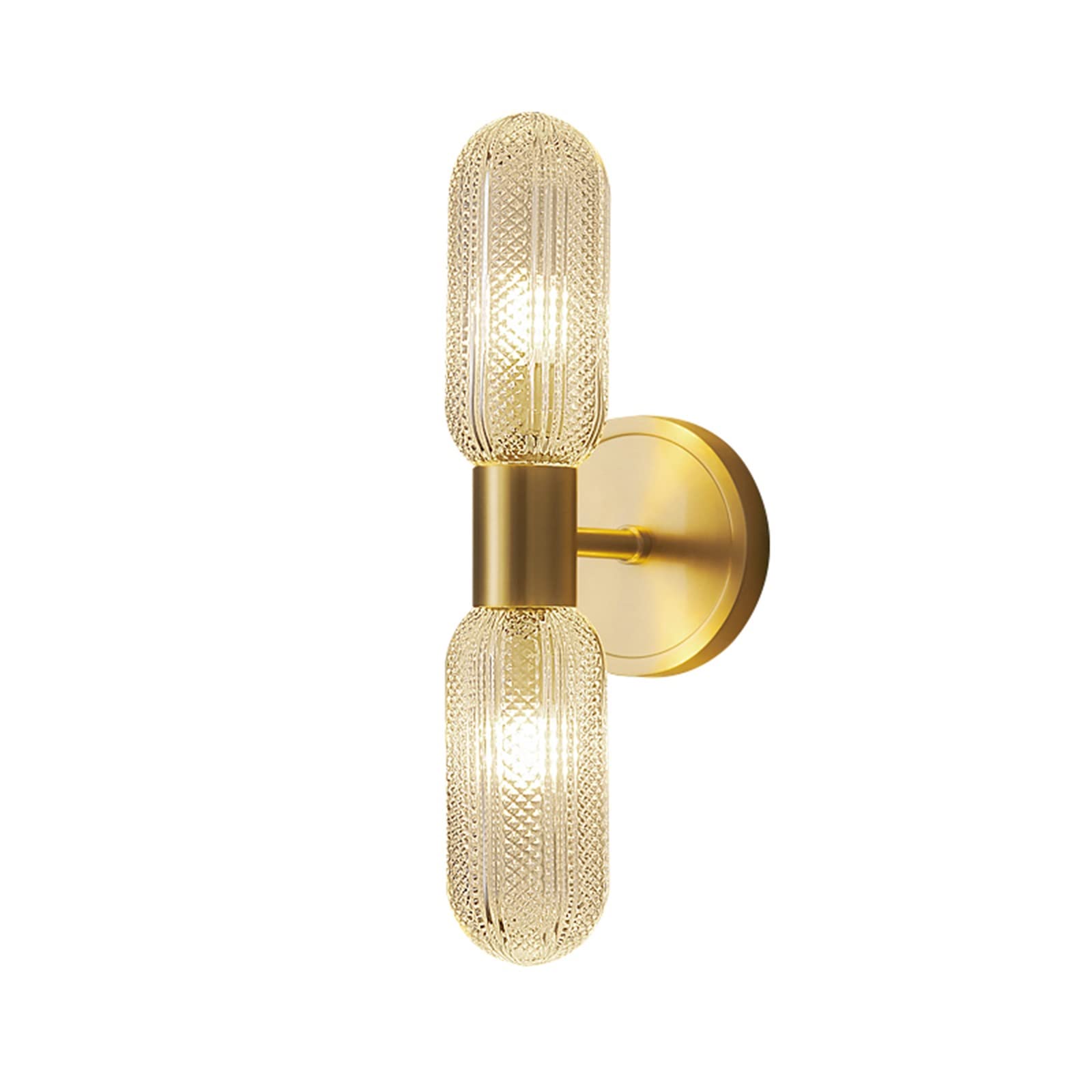 ASerZenith Led Wall Sconce, All Copper Wall Lamp, Light, Living Room Porch Bedroom Background Wall Lamp