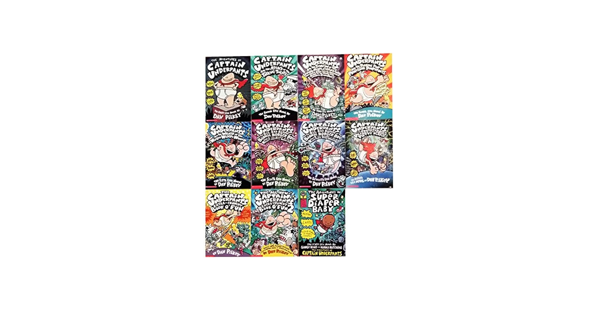 Amazon.com: Captain Underpants Series - Complete 11 Book