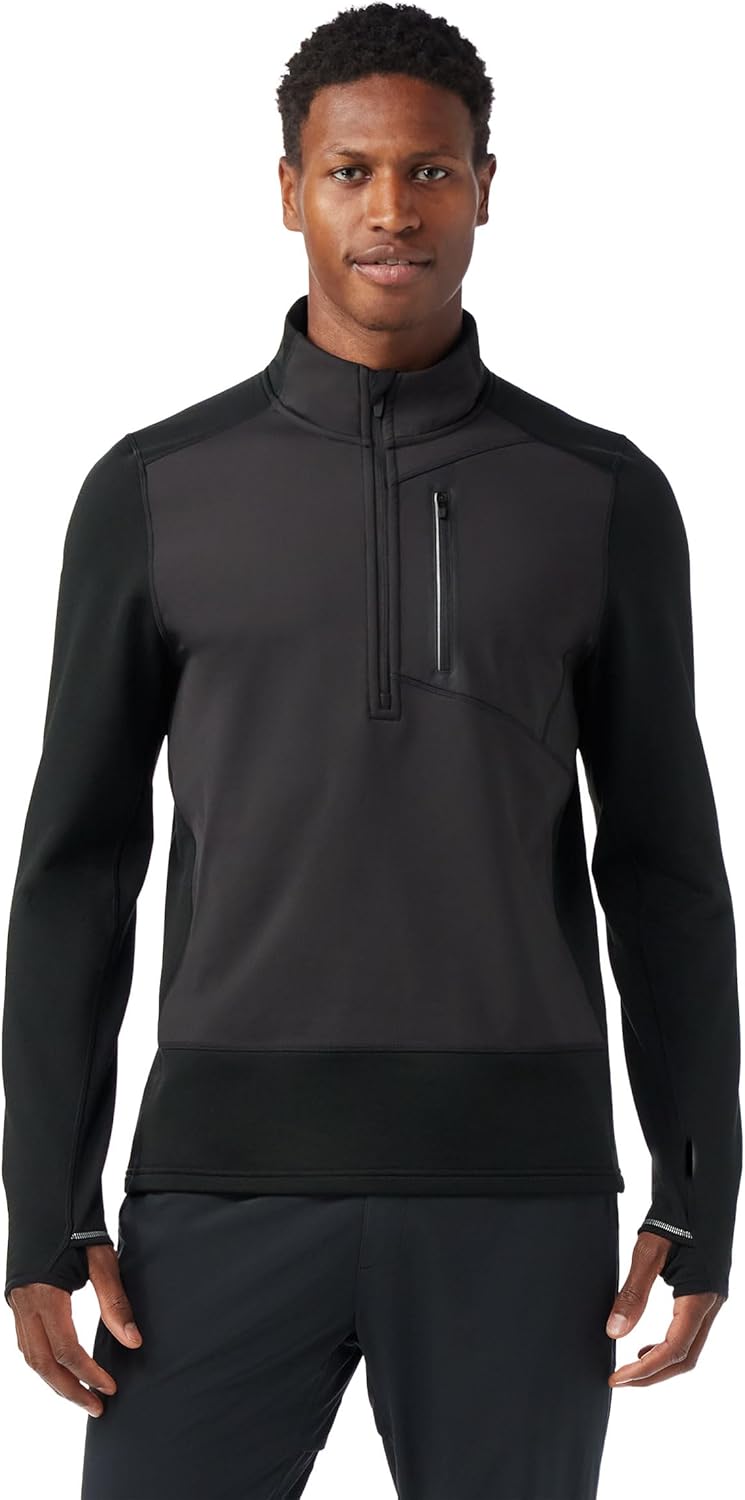 Smartwool mens Active Fleece Wind 1/2 Zip