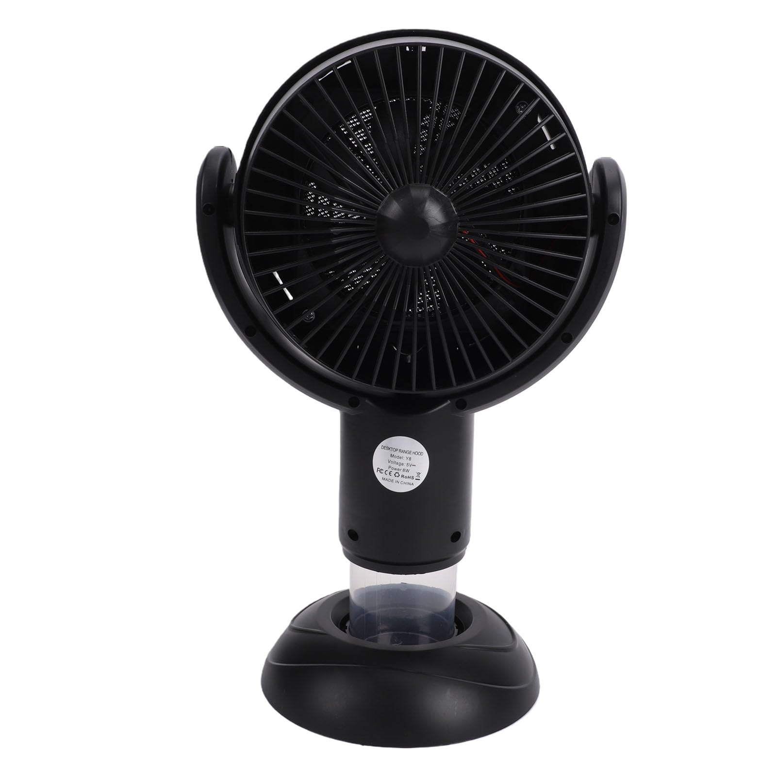 Ventilatore per Fumo Ricaricabile USB, Purificatore da Tavolo con