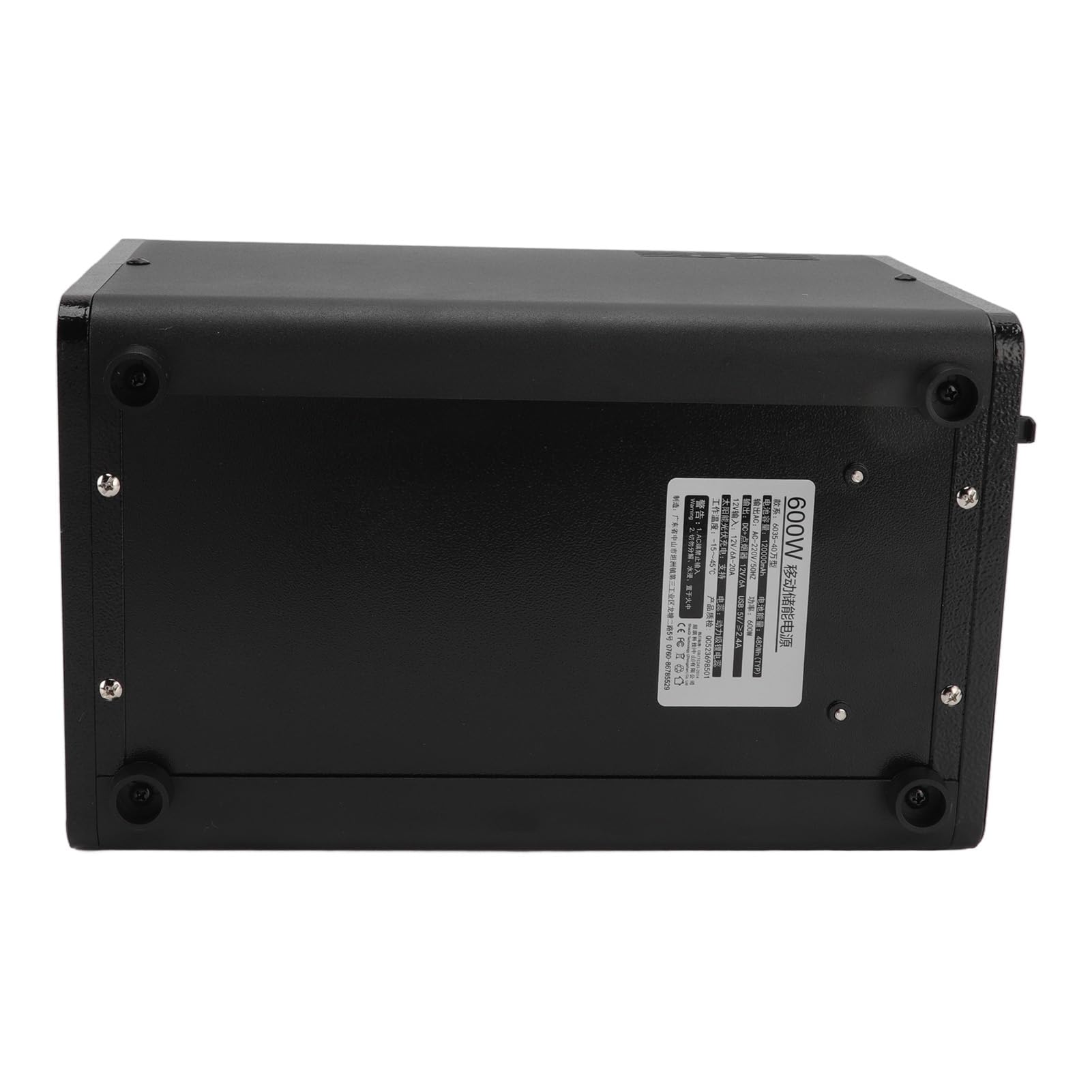 Generador Solar 600W, Estación de Energía Portátil 120000mAh 480Wh LiFePO4 con Inversor de Onda Sinusoidal Pura para Camping Al Aire Libre, Viaje por Carretera