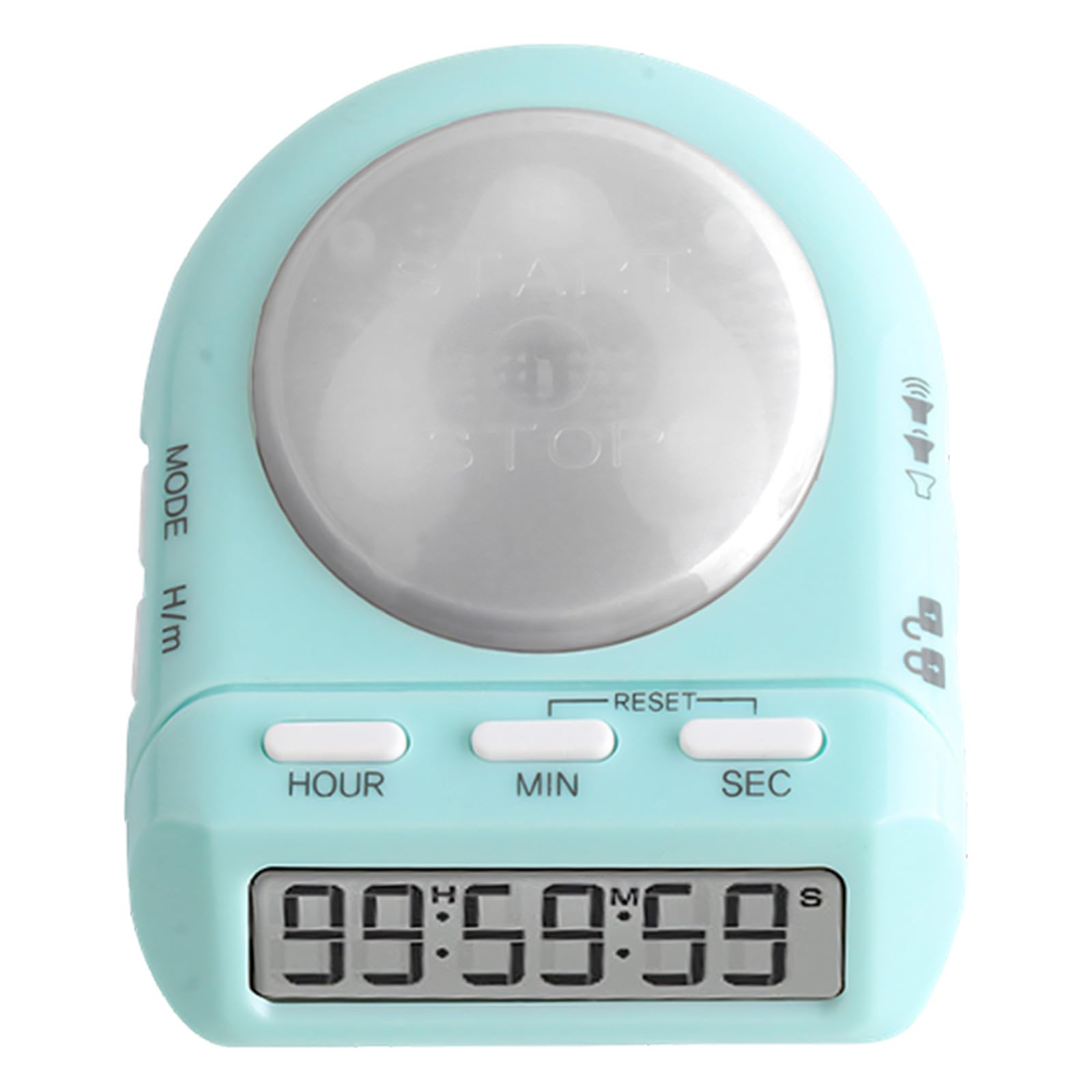 jiingekk Multipurpose Quiet Visual Timer Digital Kitchen with Security Perfect for Classroom Gym and Offices Digital